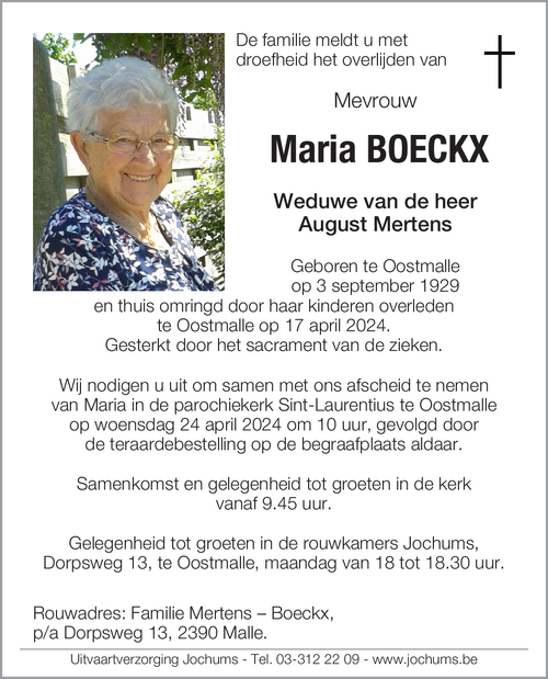 Maria Boeckx