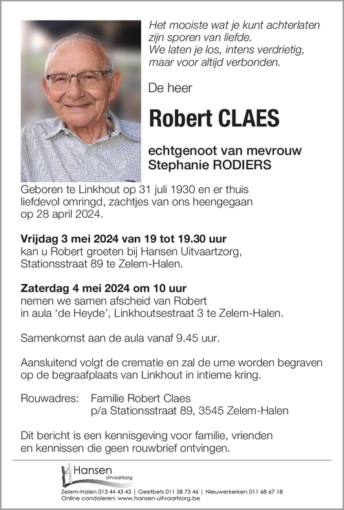 Robert CLAES