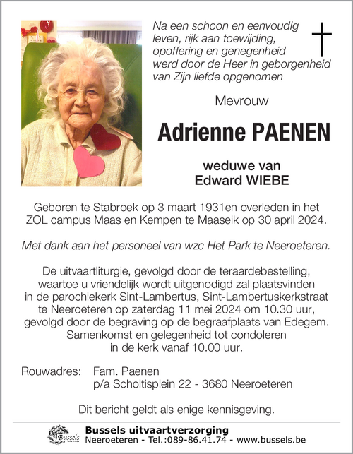 Adrienne PAENEN