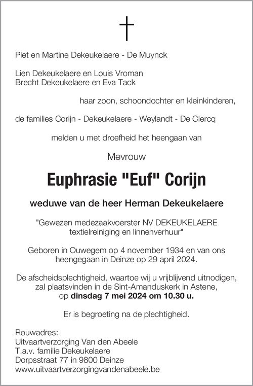 Euphrasie Corijn