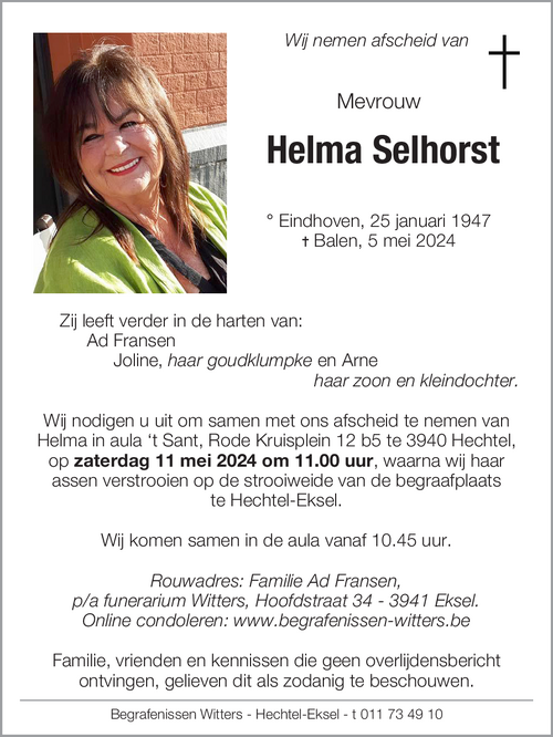 Helma Selhorst