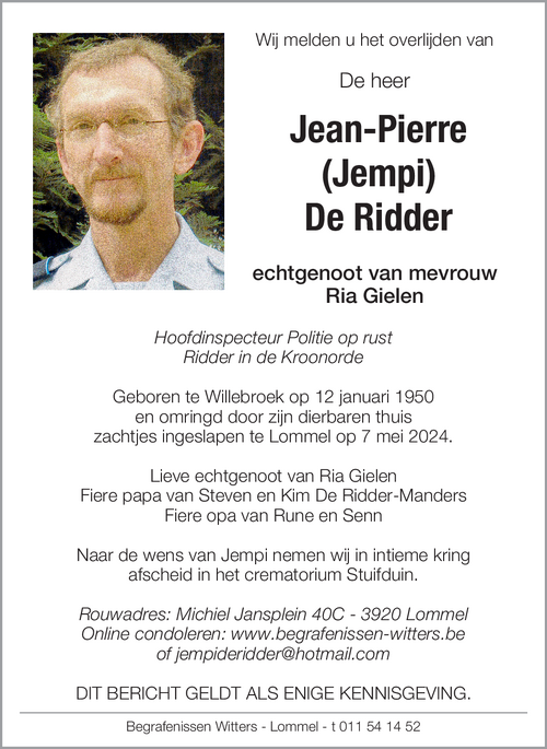 Jean-Pierre De Ridder