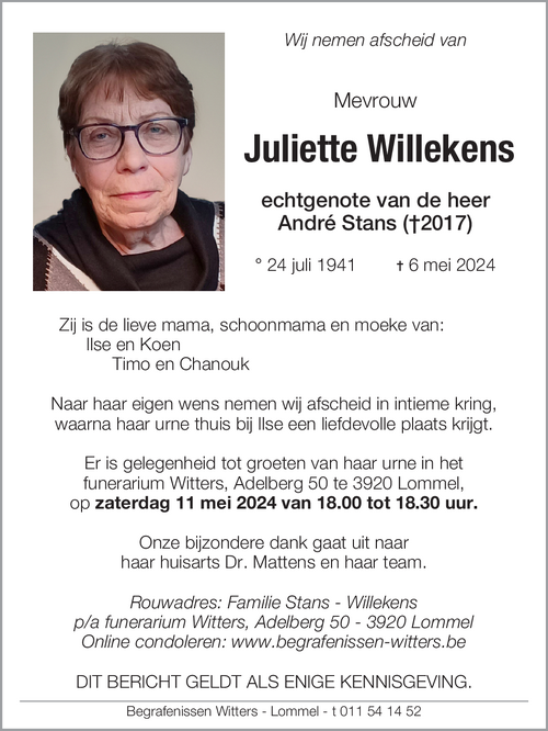 Juliette Willekens