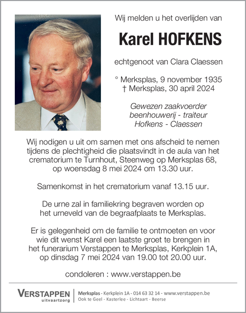 Karel Hofkens