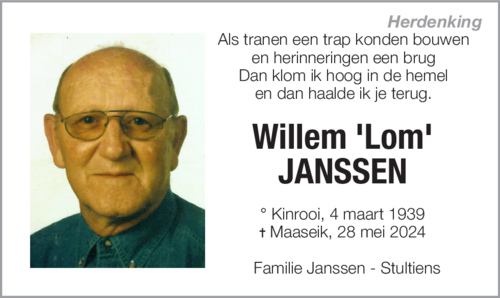 Willem 'Lom' JANSSEN