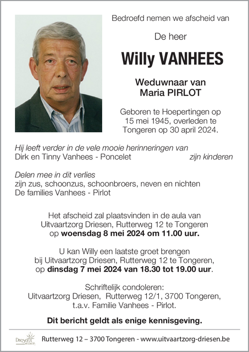 Willy Vanhees