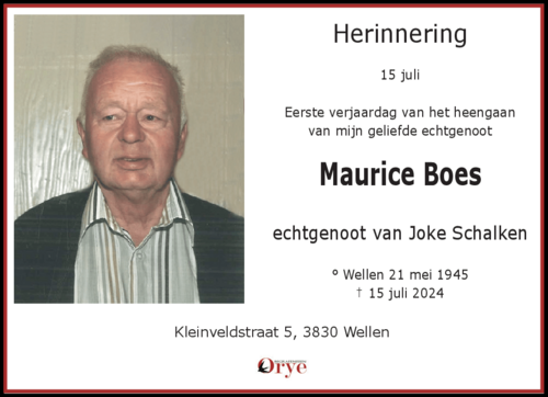 Maurice Boes