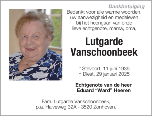 Lutgarde Vanschoonbeek