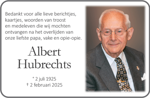 Albert Hubrechts