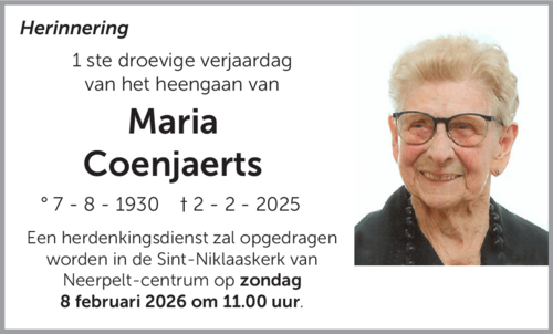 Maria Coenjaerts