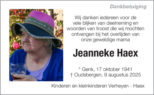 Jeanneke Haex